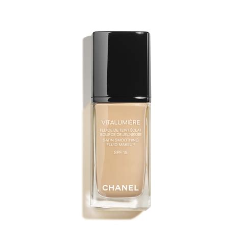 chanel vitalumiere satin smoothing fluid makeup beige 40|Chanel vitalumiere aqua discontinued.